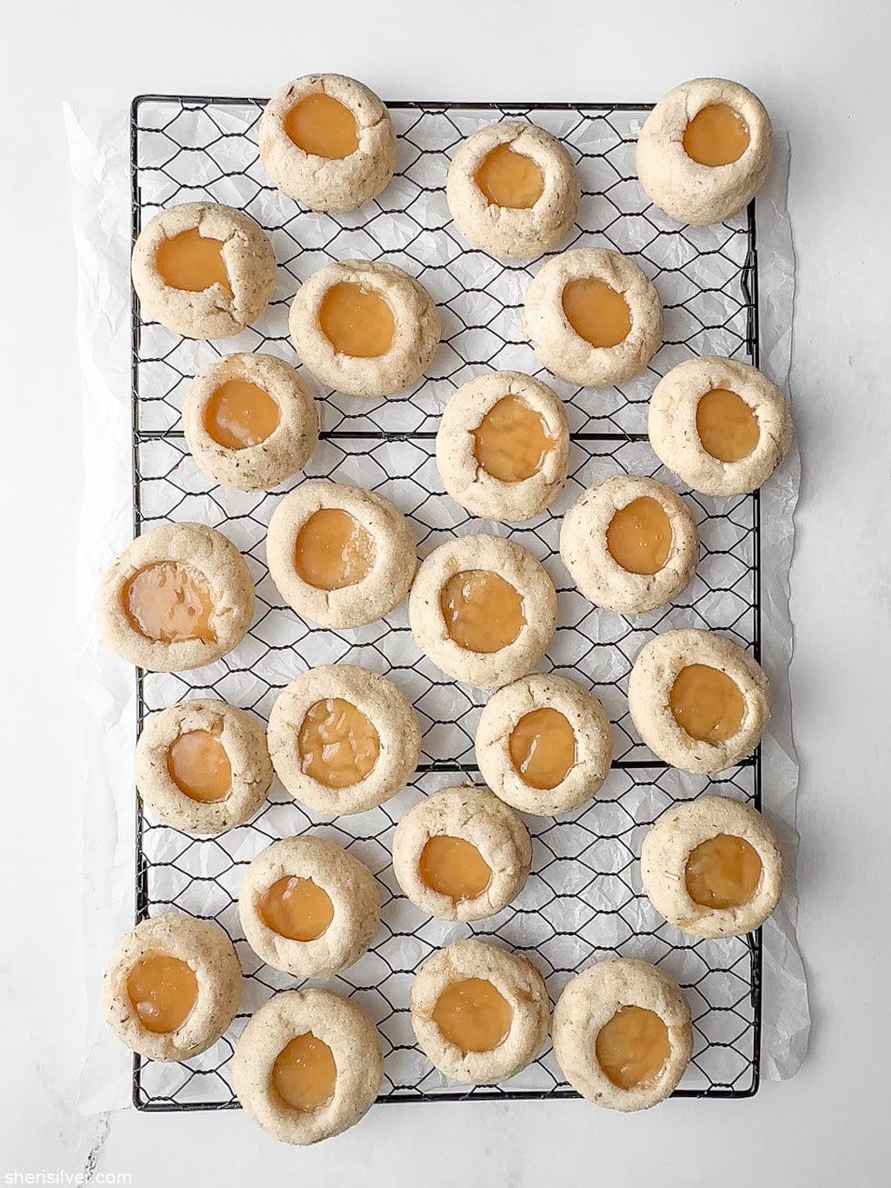 lemon lavender thumbprint cookies