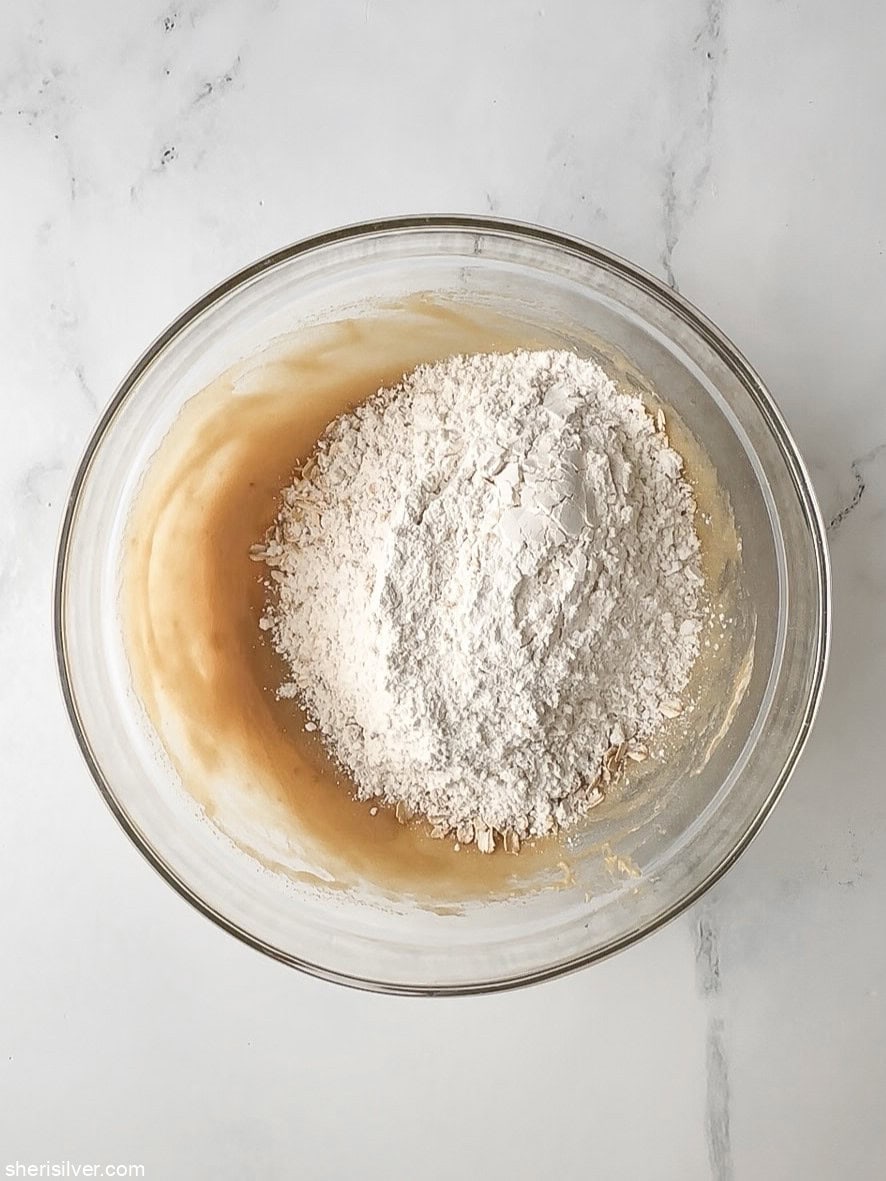 batter for oatmeal date smash cookies