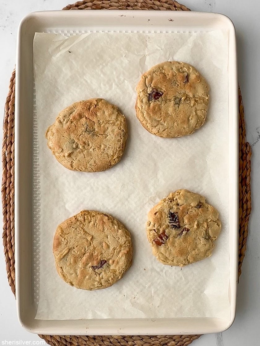 oatmeal date smash cookies
