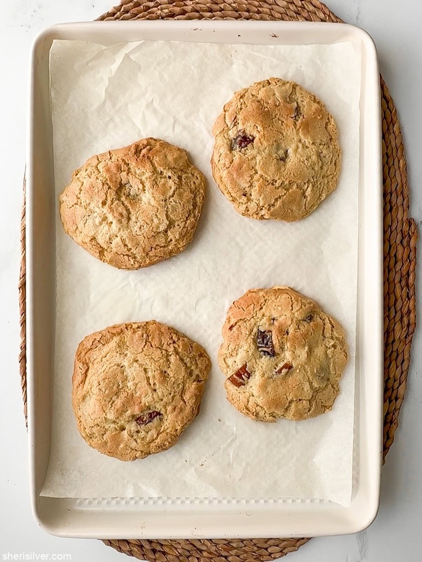 oatmeal date smash cookies