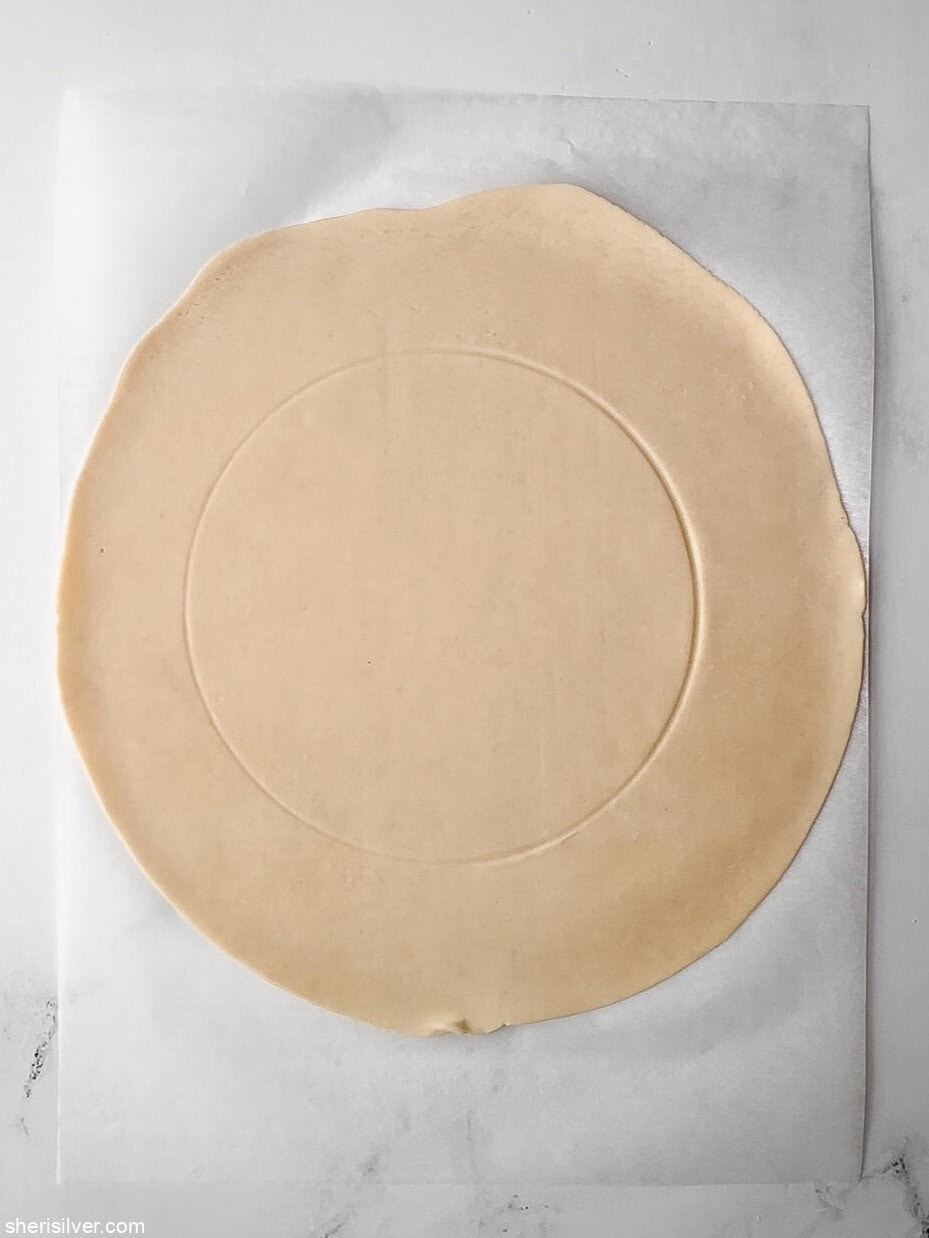 pie dough for easy peach galette